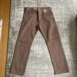 Levi’s 501 32 x 30 Rose Stone Brown Men’s jeans NEW NWT Straight Leg Button Fly